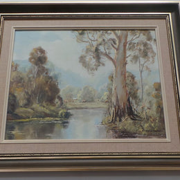 Framed Oil On Board By Artist Lorraine Davies
