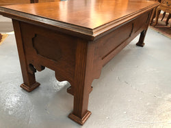 Fabulous Oak Coffee Table | Antique & Vintage | Moonee Ponds Antiques | Australia Wide Delivery