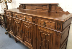 Sensational French Oak Four-Door Buffet | Antique & Vintage | Moonee Ponds Antiques | Australia Wide Delivery