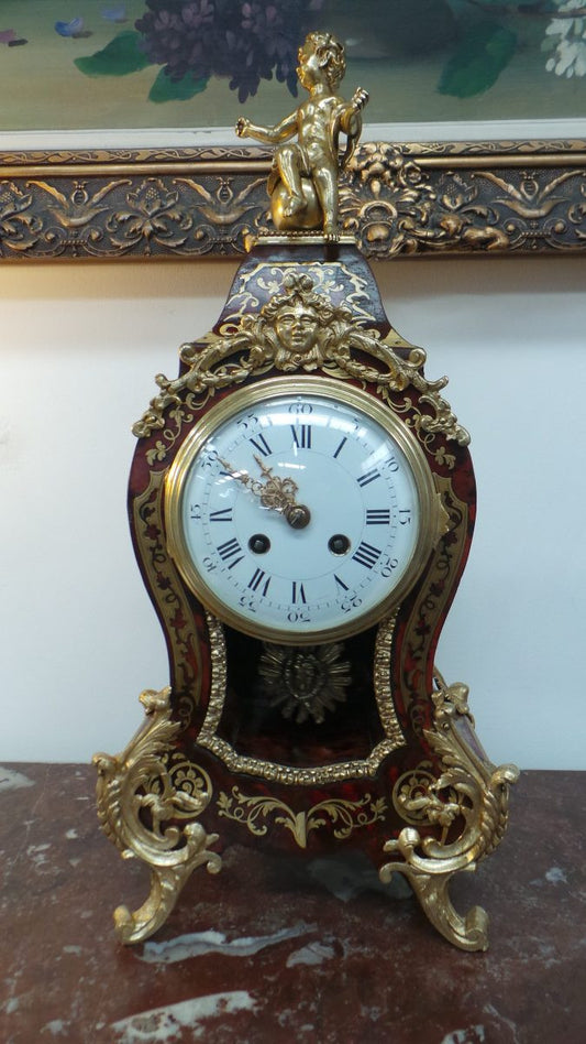 French Louis XV Style Bracket Clock