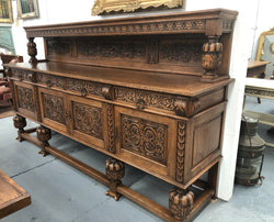 French Oak Renaissance Style Sideboard | Antique & Vintage | Moonee Ponds Antiques | Australia Wide Delivery