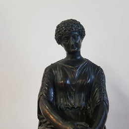 A Regency period bronze statue, with beautiful patina and in excellent condition.