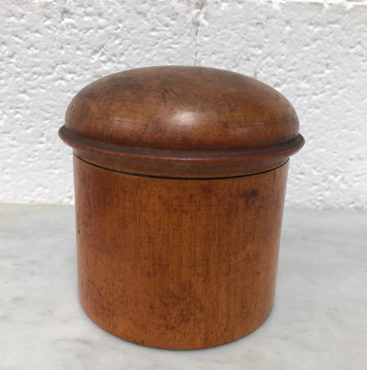 Antique Treen Wooden Box