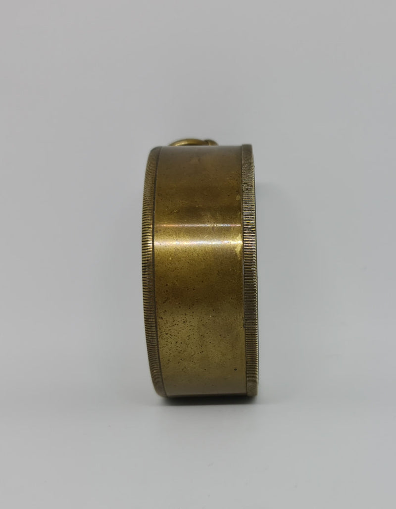 Interesting Antique travelers altimeter/ barometer by Boettger Adelaide. Marked B1587. British made, with a heavy brass case. In amazing original condition.