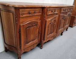 Walnut Louis XV Style Four Door Sideboard | Antique & Vintage | Moonee Ponds Antiques | Australia Wide Delivery
