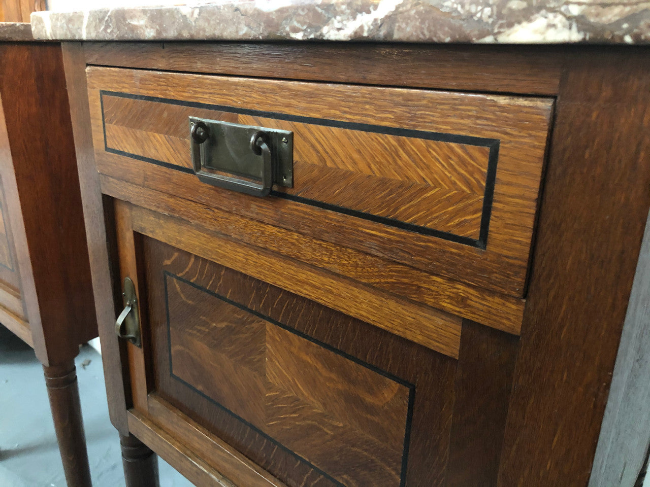Pair of French Art deco Bedsides | Antique & Vintage | Moonee Ponds Antiques | Australia Wide Delivery