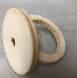 Unusual Antique Carved Ivory Serviette Ring Featuring An Elephant | Antique & Vintage | Moonee Ponds Antiques | Australia Wide Delivery