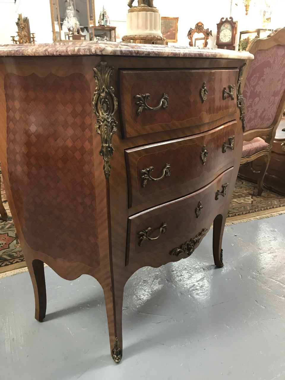Elegant French Louis XV Style Commode | Antique & Vintage | Moonee Ponds Antiques | Australia Wide Delivery