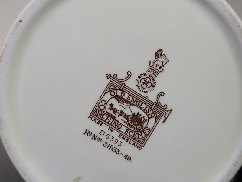 Royal Doulton coaching scene mug. In good original condition please view photos as they help form part of description.