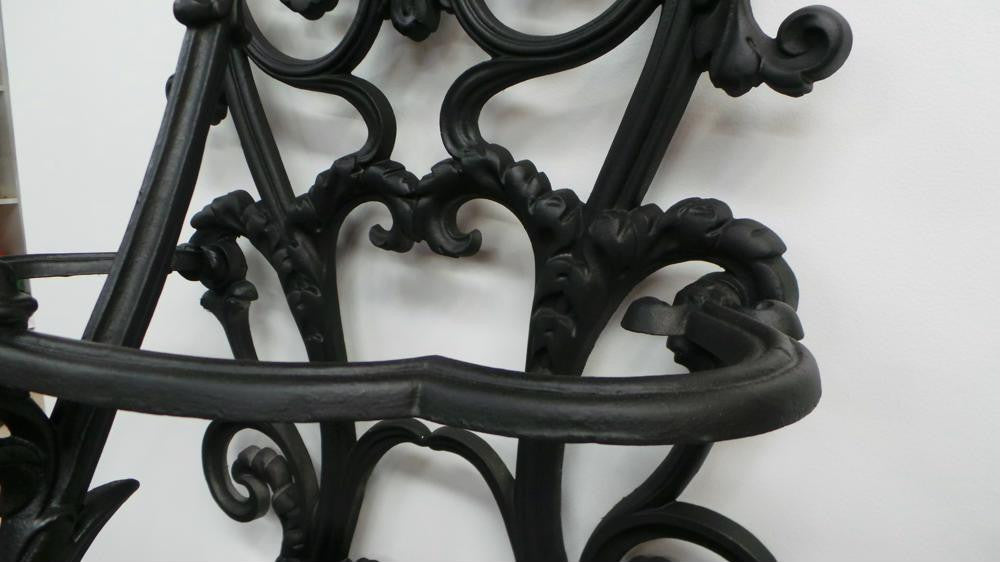 Black Antique Cast Iron Coat Stand