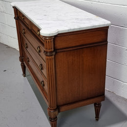 Louis XV Style Marble Top Commode