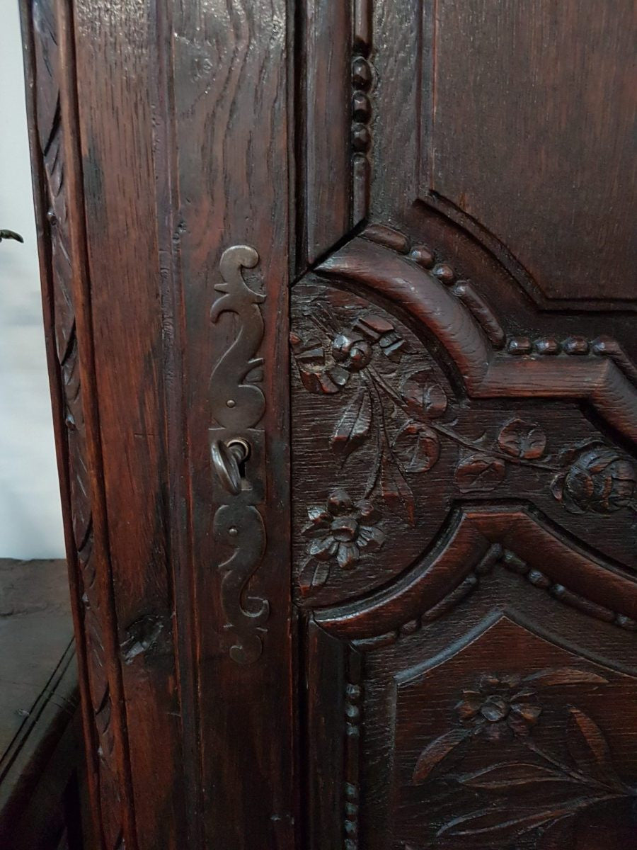 1780's French Bonnetiere Single Door Armoire | Antique & Vintage | Moonee Ponds Antiques | Australia Wide Delivery
