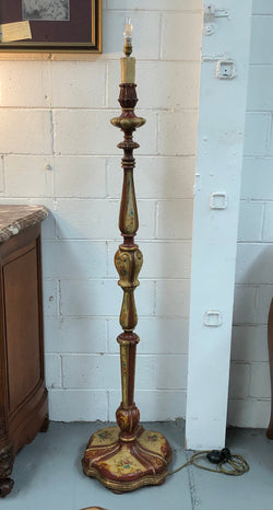 Painted Standard Lamp Base | Antique & Vintage | Moonee Ponds Antiques | Australia Wide Delivery