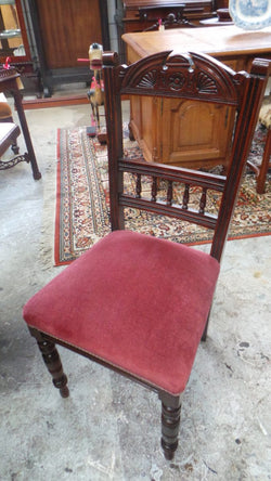 Lovely Set Of Four Upholstered Dining Chairs | Antique & Vintage | Moonee Ponds Antiques | Australia Wide Delivery