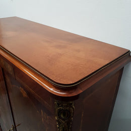 French Louis XVI Marquetry Inlaid Cabinet