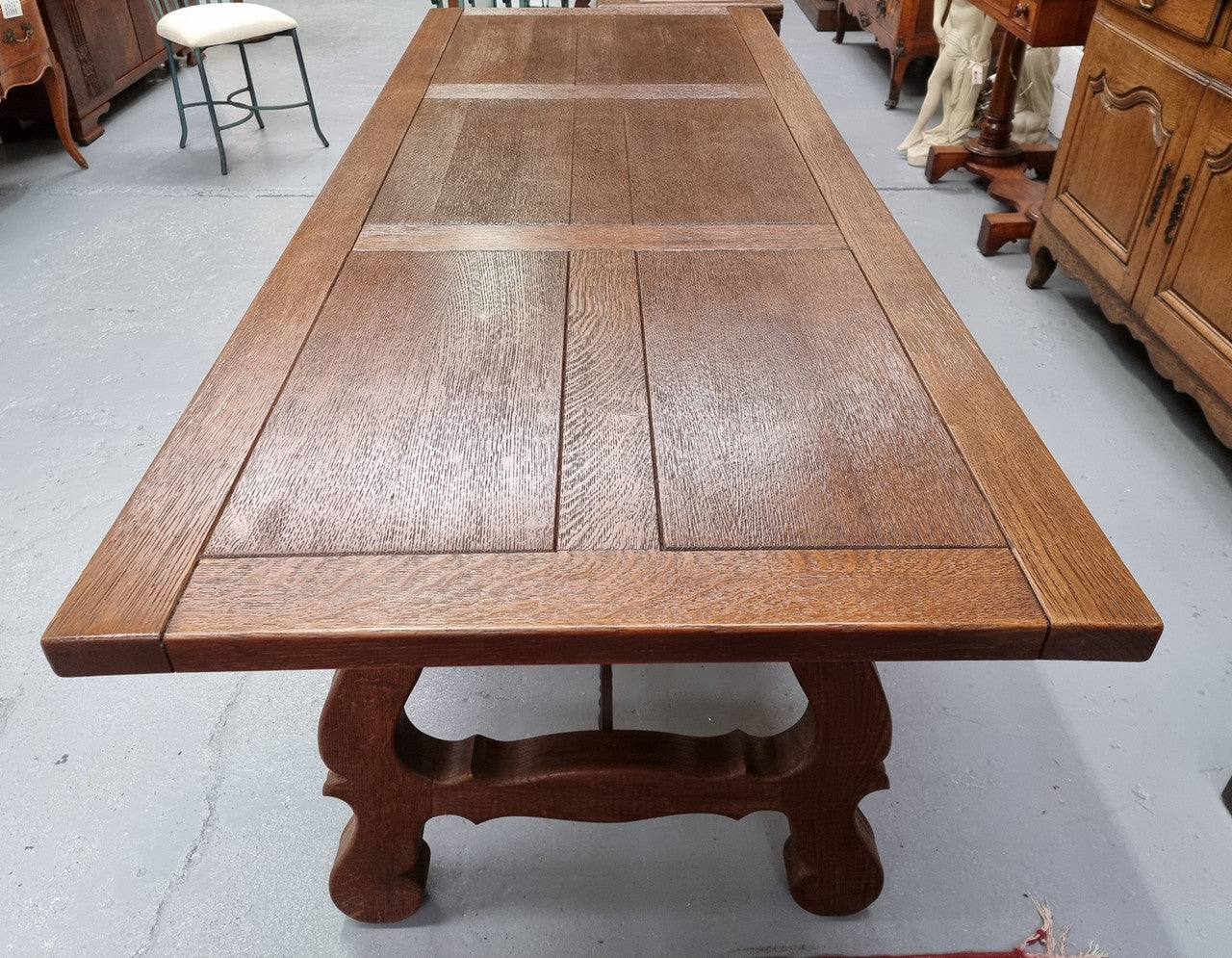 French Oak Spanish Style Farmhouse Table | Antique & Vintage | Moonee Ponds Antiques | Australia Wide Delivery