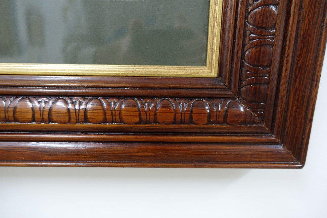 Framed Print Of Mother And Children Scene | Antique & Vintage | Moonee Ponds Antiques | Australia Wide Delivery