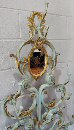 19th Century French Cast Iron Painted and Gilded Hall Stand | Antique & Vintage | Moonee Ponds Antiques | Australia Wide Delivery