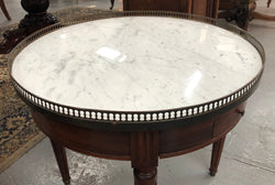 Large French Marble Top Bouillotte Table | Antique & Vintage | Moonee Ponds Antiques | Australia Wide Delivery