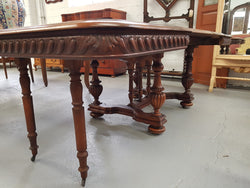 Henry II Style Walnut Extension Dining Table | Antique & Vintage | Moonee Ponds Antiques | Australia Wide Delivery