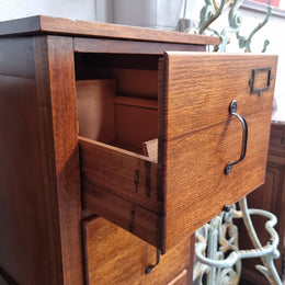 Fabulous Blackwood Vintage four drawer filing cabinet. It has been sourced locally and is in good working order and condition.