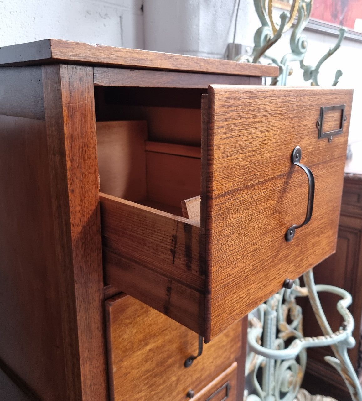 Fabulous Blackwood Vintage four drawer filing cabinet. It has been sourced locally and is in good working order and condition.