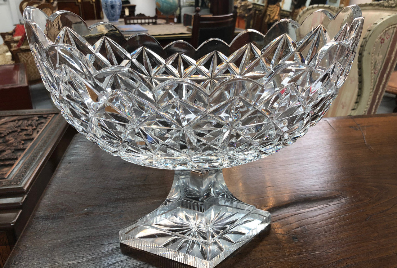 Beautiful Cut Crystal Bowl | Antique & Vintage | Moonee Ponds Antiques | Australia Wide Delivery