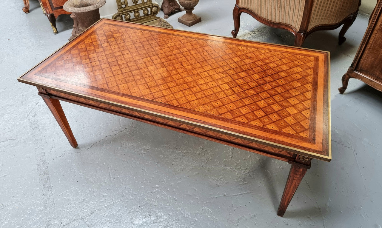 Beautiful French Louis XVI Style Inlaid Coffee Table | Antique & Vintage | Moonee Ponds Antiques | Australia Wide Delivery