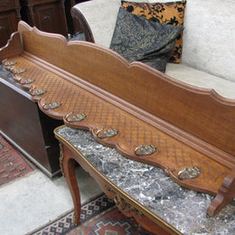 Large French Oak Coat Rack