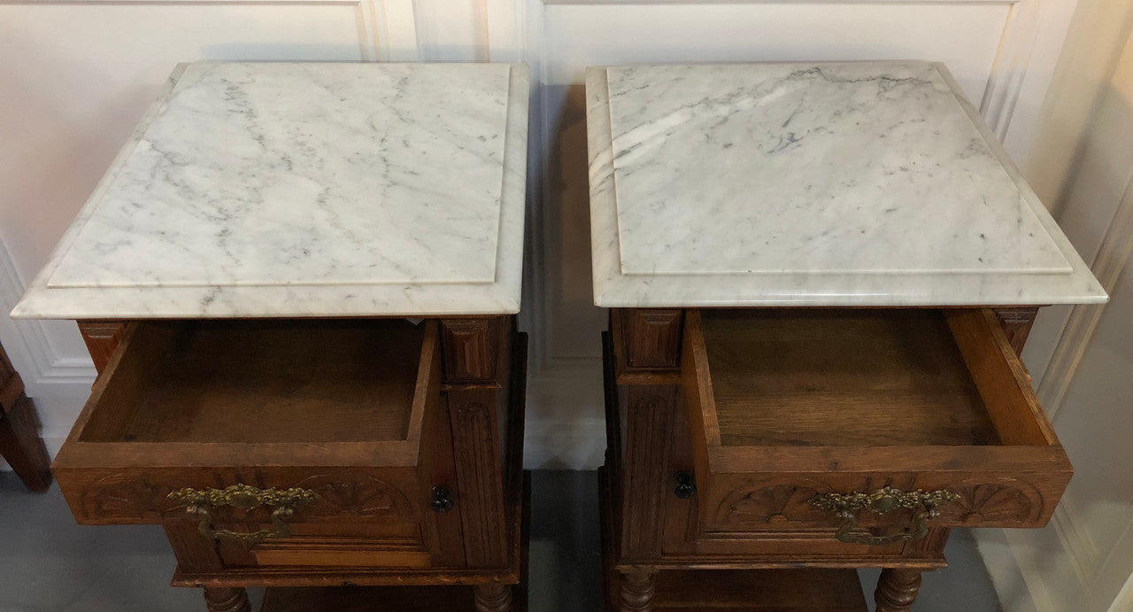 Beautiful Pair of French Arts and Crafts Bedsides | Antique & Vintage | Moonee Ponds Antiques | Australia Wide Delivery