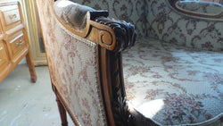 French Walnut Bergere Chair | Antique & Vintage | Moonee Ponds Antiques | Australia Wide Delivery
