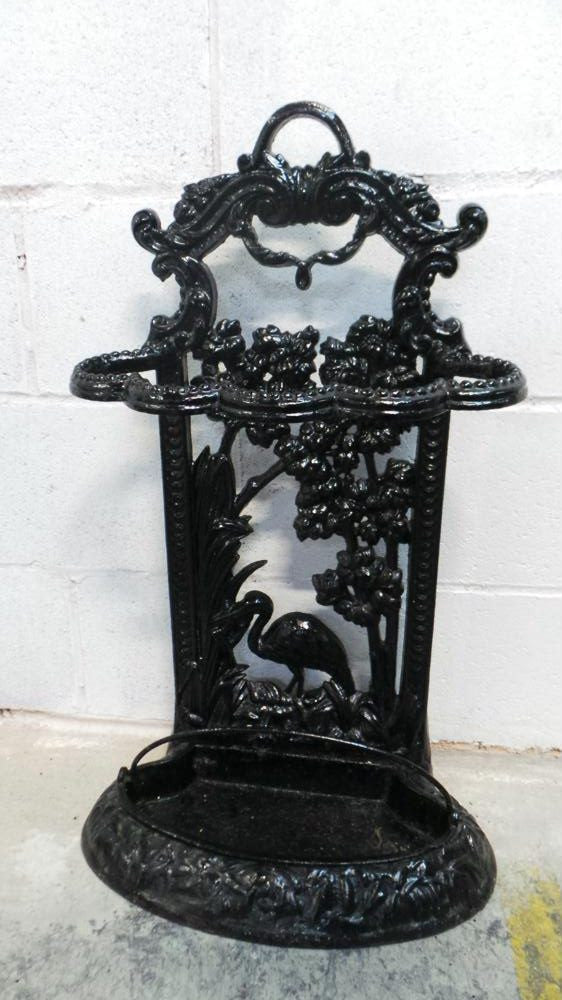 French Cast Iron Hall Stand-1