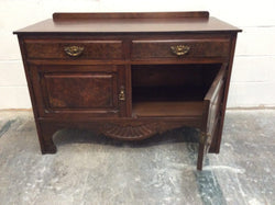 Edwardian Walnut And Burr Walnut TV Cabinet | Antique & Vintage | Moonee Ponds Antiques | Australia Wide Delivery