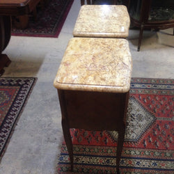 Pair Of French Louis XV Style Walnut Bedside Cabinets | Antique & Vintage | Moonee Ponds Antiques | Australia Wide Delivery