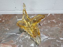 Murano Style Golden Yellow Glass Bird Bowl | Antique & Vintage | Moonee Ponds Antiques | Australia Wide Delivery