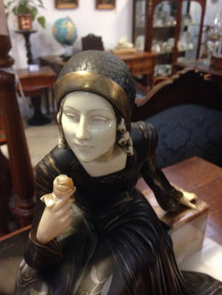 Menneville Art Deco Sculpture | Antique & Vintage | Moonee Ponds Antiques | Australia Wide Delivery
