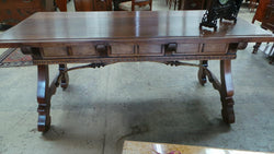 French Walnut Spanish Style Desk | Antique & Vintage | Moonee Ponds Antiques | Australia Wide Delivery