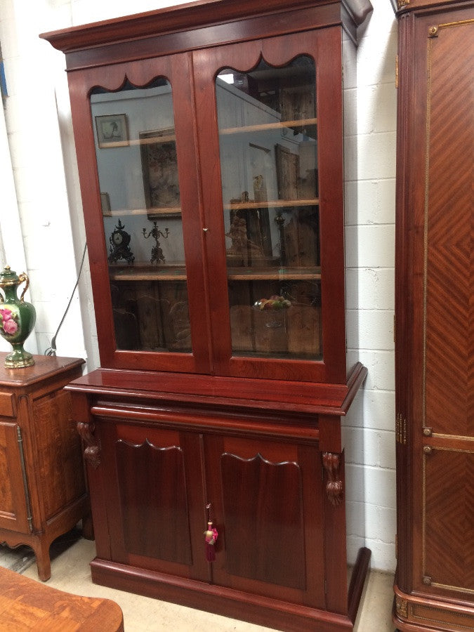 Australian Cedar Bookcase | Antique & Vintage | Moonee Ponds Antiques | Australia Wide Delivery