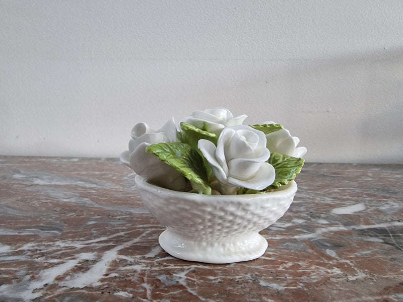 Delightful “Coalport” bone china flower basket. In good condition please view photos as they help form part of the description.