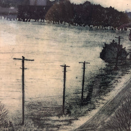 Lovely Framed Etching
