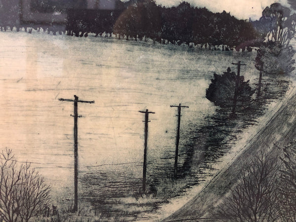 Lovely Framed Etching