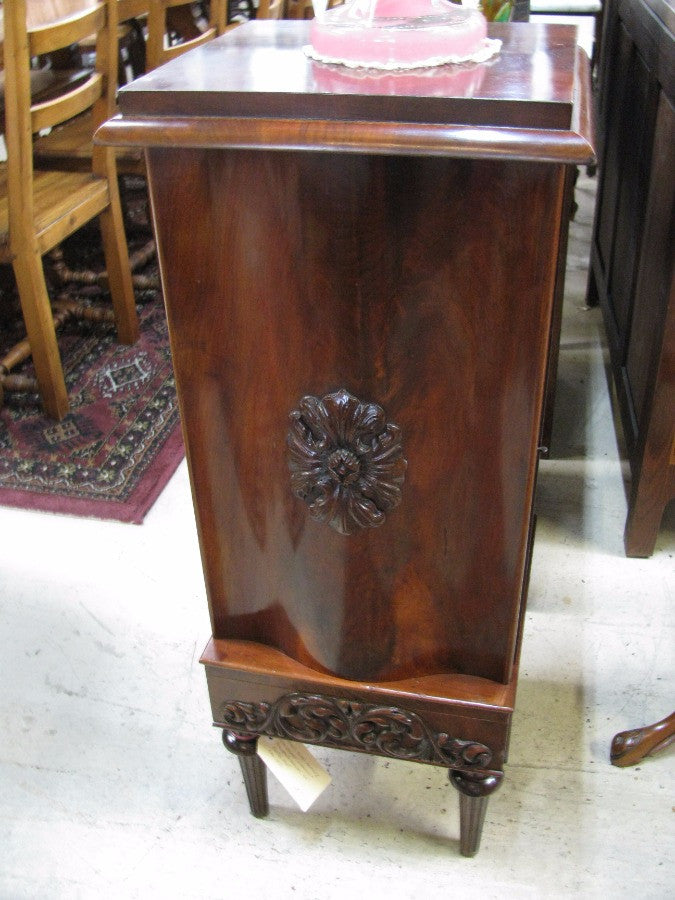 Flame Mahogany Side Cabinet