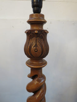 French Oak And Fruitwood Standard Lamp | Antique & Vintage | Moonee Ponds Antiques | Australia Wide Delivery