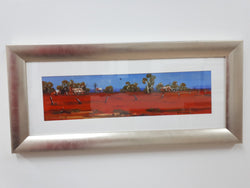 Terrence John Hadler "Wedgetail Over Euston Station" Framed Under Glass | Antique & Vintage | Moonee Ponds Antiques | Australia Wide Delivery