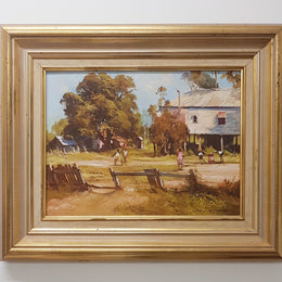 D'Arcy W. Doyle "The Cricket Match" Oil Painting