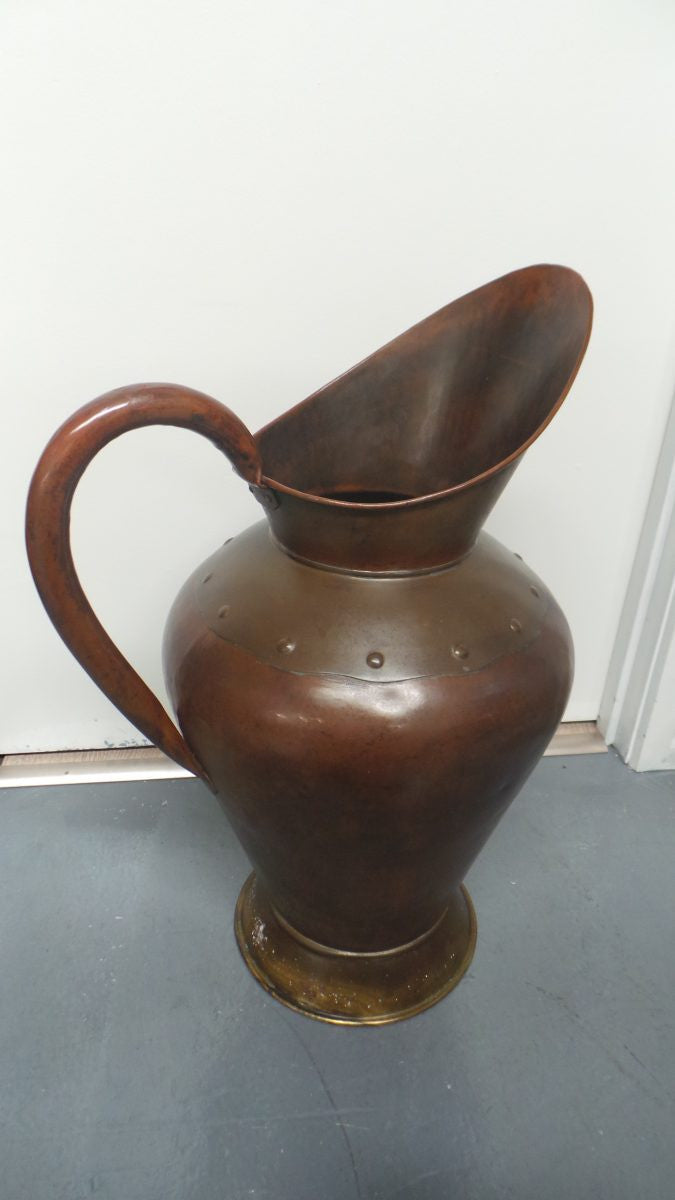 Antique French Copper Jug-1