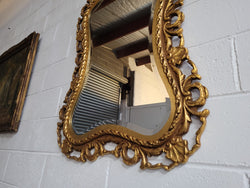 Large Vintage Italian Carved Wood Gilt Mirror | Antique & Vintage | Moonee Ponds Antiques | Australia Wide Delivery