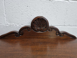 Lovely Oak Tudor Style Rope Edge Sideboard With Leadlight Centre Door | Antique & Vintage | Moonee Ponds Antiques | Australia Wide Delivery
