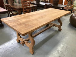 Antique French Bleached Oak Farmhouse Table | Antique & Vintage | Moonee Ponds Antiques | Australia Wide Delivery