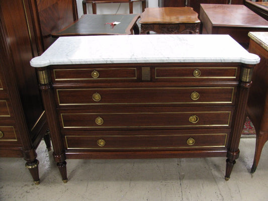 French Mahogany Louis XVI Style Commode